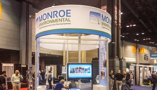 Monroe Environmental booth 2015 Weftec Monroe Environmental booth 2015 Weftec