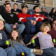 employees at hockey game 2026