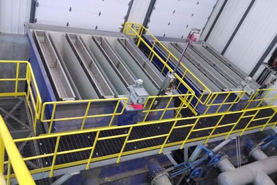 2,665 GPM Vertical Plate Clarifier to treat wastewater at an iron ore pellet mine