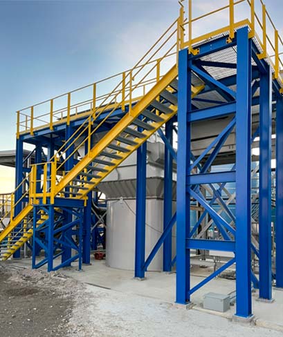 600 GPM Vertical Plate Lamella Clarifier for aluminum mill