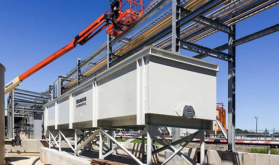 API Separator installation at a refinery Wastewater treatment Clarifier