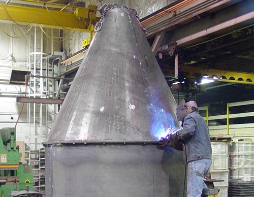 Fabrication of Cyclone Dust Collector