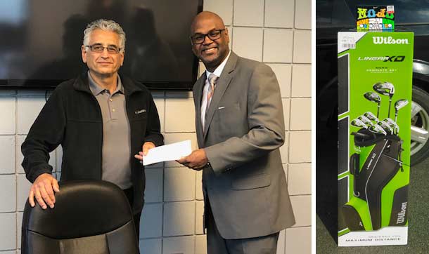 President Gary Pashaian presents check to Humane Society President Gary Pashaian presents check to Humane Society