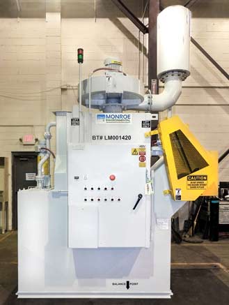 Dual Throat Venturi Wet Dust Collector in Monroe shop Dual Throat Venturi Scrubber for explosive dust collection
