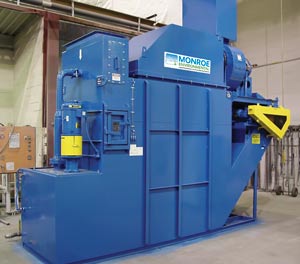 9,600 CFM Dual Throat Venturi Scrubber for boiler exhaust scrubbing Dual Throat Venturi Scrubber