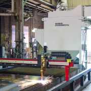 Industrial Dust Collector to capture exhaust from CNC plasma cutting operation