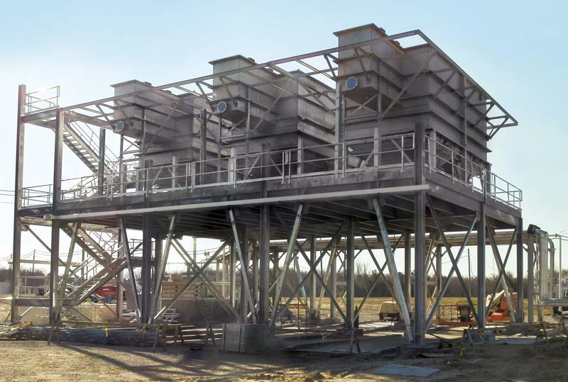 Horizontal Plate Clarifiers provide water re‑use for resins plant