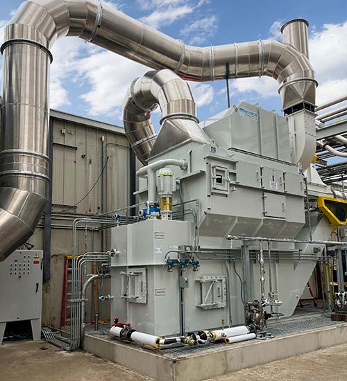 Industrial Wet Scrubber Dual Throat Venturi