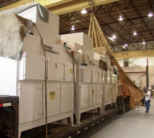 Monroe Mist Collectors loaded for shipment