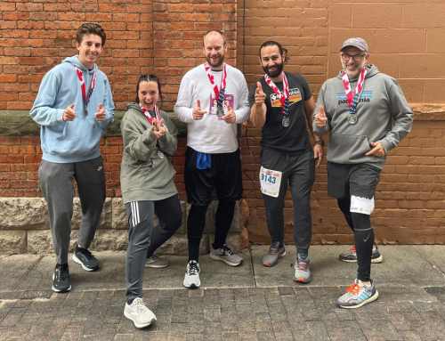 Monroe Environmental Sales Team Runs Detroit Marathon