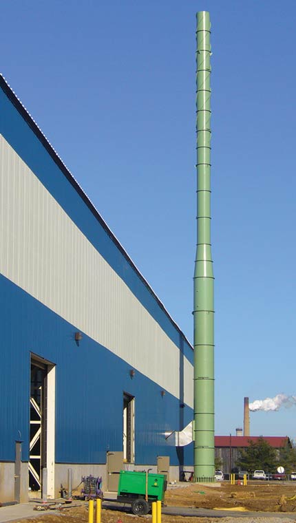 145 ft. free standing stack 145 ft. free standing stack