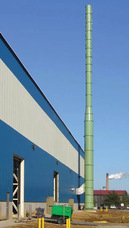 145 ft. free standing stack 145 ft. free standing stack
