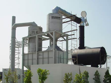 20,000 CFM Multi-Stage Incinerator Scrubbing System