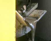 Monroe Oil Skimmer reclaiming condensed grease from venturi scrubber tank