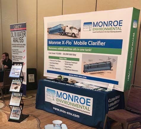 Monroe Environmental featured the X-Flo Mobile Clarifier at the Produced Water Society's Annual Seminar