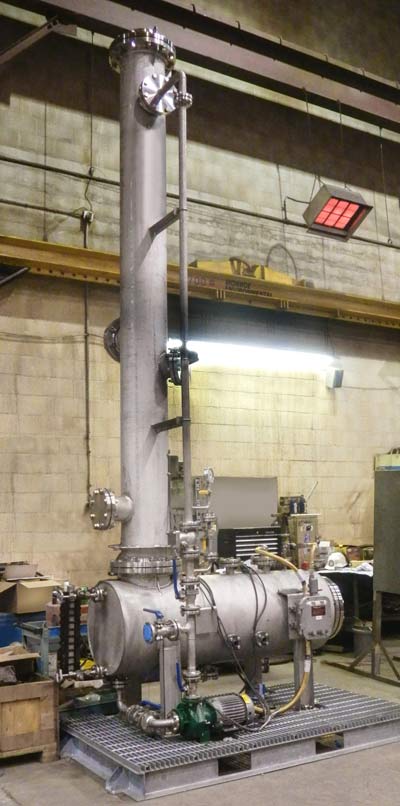 Air pollution control solution to purify a nitrogen gas stream for a gulf coast chemical manufacturing plant.