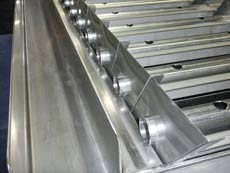 Parallel Plate Settler effluent troughs