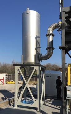 Quench Tower — Dry sump quench Quench Tower: Dry sump quench