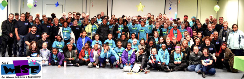 Get WISE (Women in Science and Engineering) group shot