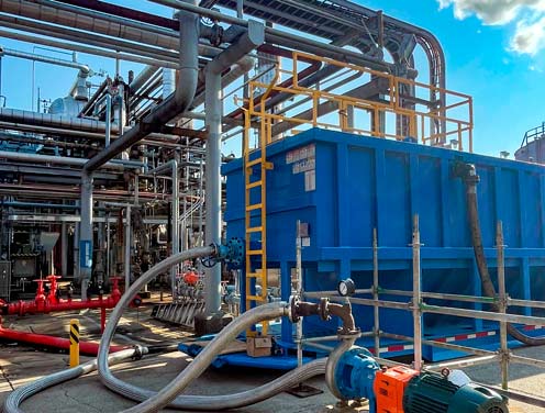 X-Flo Mobile Clarifier in refinery