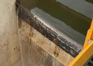 Clean water produced with the X-Flo Mobile Clarifier