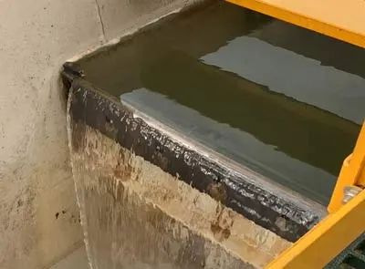 Crystal clear water produced with the X-Flo Mobile Clarifier treatment system