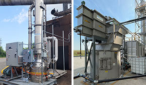 Air and water pollution control rental equipment