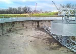 Primary Circular Clarifier installation
