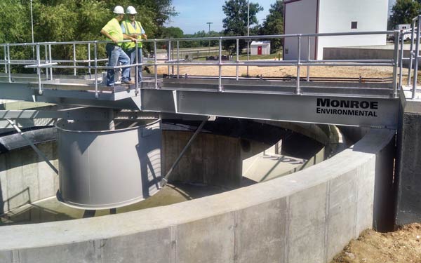 Circular Clarifier rebuild for wastewater treatment at a soft drink bottling facility