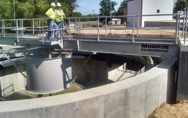 Circular Clarifier rebuild for wastewater treatment at a soft drink bottling facility Circular Clarifier rebuild for wastewater treatment at a soft drink bottling facility