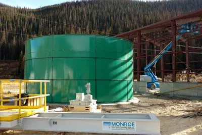 Circular Thickener for acid mine drainage