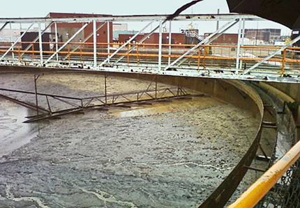 Clarifier before rebuild