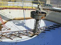 Condition of Clarifier before rebuild Condition of Clarifier before rebuild