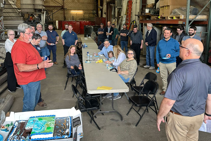 Monroe Environmental retirement party and company cookout