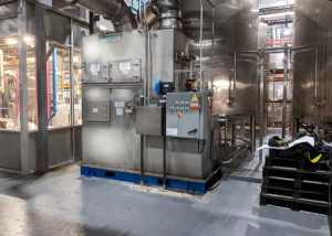 Dual Throat Venturi Wet Scrubber for beverage processor