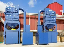 Cartridge Dust Collection Systems to exhaust crystalline dust for a brick and terra cotta manufacturing facility