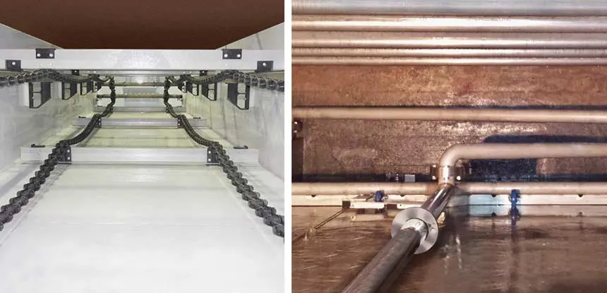 Sludge Collector designs Flight and Chain and Hoseless Sludge Collector designs