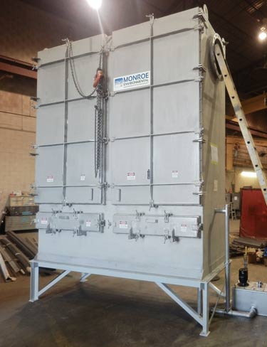 Fiber Bed Mist Collector in fabrication Fiber Bed Mist Collector for PM2.5 reduction for asphalt terminal