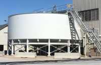 High torque Circular Thickener clarifier for separation of dense, sticky solids from gypsum wastewater