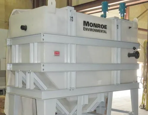 Horizontal Plate Clarifier to remove TSS from pickling wastewater.