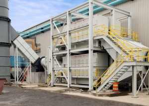 Multi-Stage Mist Collector for steel mill