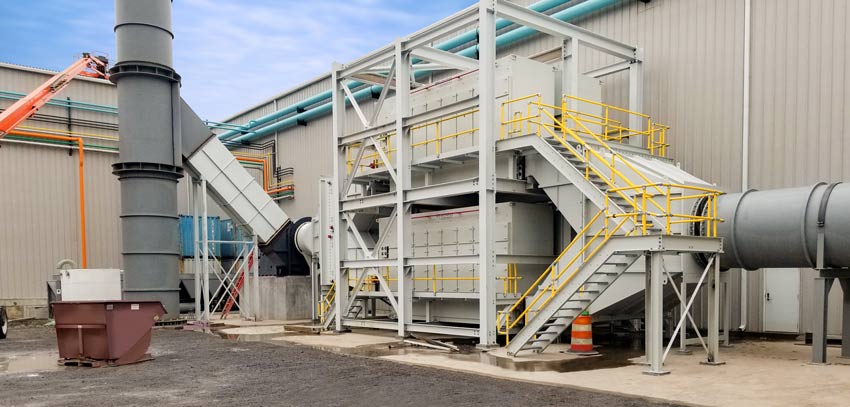 Multi-Stage Mist Collector for steel mill
