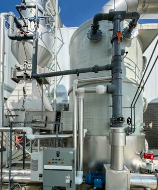 multi-stage-scrubber-for-battery-mfg