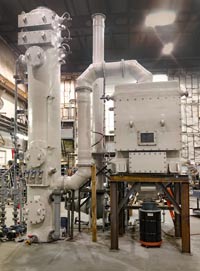 Multi-Stage Scrubbing System for fume and particulate matter