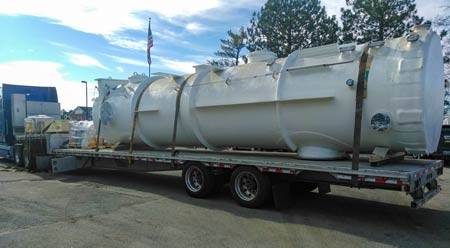 Packed Tower Scrubber ready for shipping Packed Tower Scrubber ready for shipping