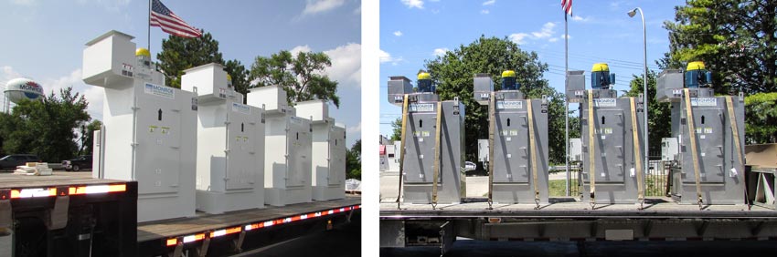 Compact Mist Collectors Pollution control equip for electric vehicle production