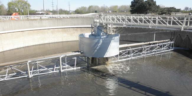 Rebuild of Secondary Clarifier at WWTP Secondary clarifiers
