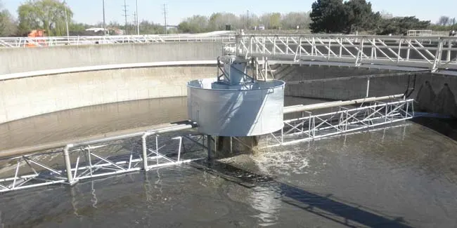 Secondary Clarifiers at WWTP