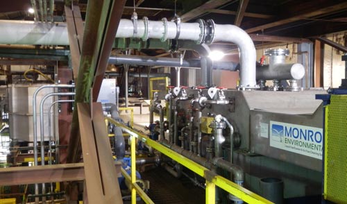 Steel coil treatment line