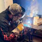 student welder in high school competition 2026